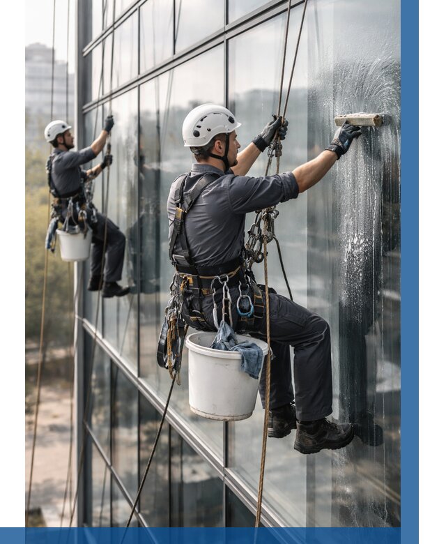 Мойка сплошного остекления в Старой Руссе, заказать от 306 р.| ВЫСОТНИК-Срс