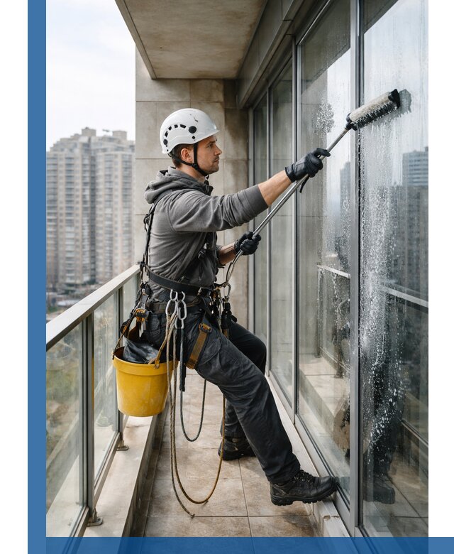 Профессиональная мойка балконного остекления в Старой Руссе