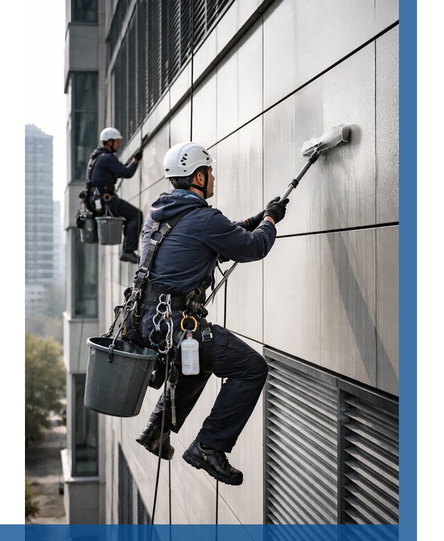 Мойка вентилируемого фасада в Старой Руссе от 255 р. | ВЫСОТНИК-Срс