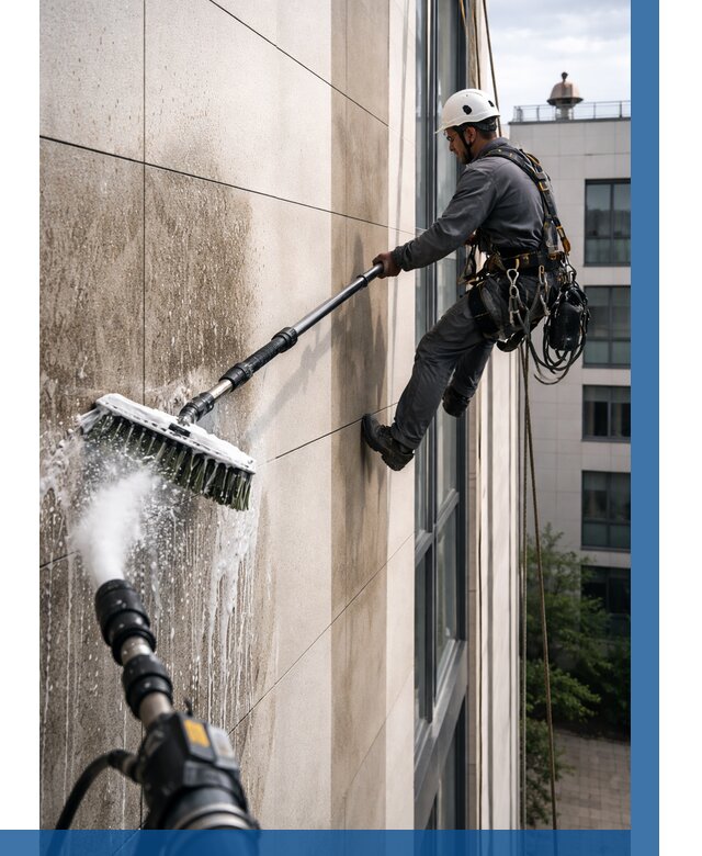 Мойка фасада из керамогранита в Старой Руссе от 306 р. | ВЫСОТНИК-Срс