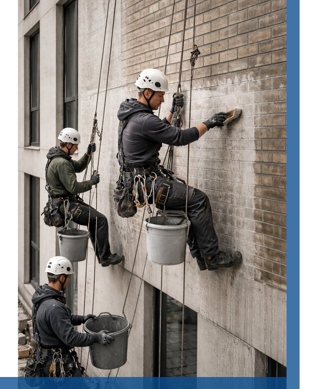 Удаление высолов с фасада в Старой Руссе от 255 р. | ВЫСОТНИК-Срс