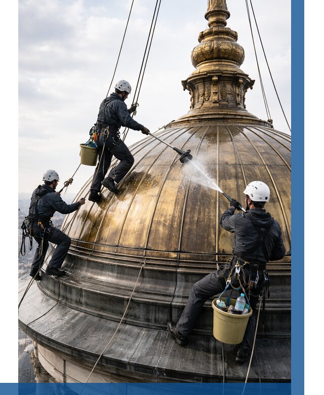 Мойка куполов и шпилей в Старой Руссе от 8152 р. - заказать | ВЫСОТНИК-Срс