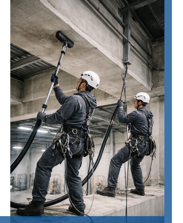 Обеспыливание потолочных конструкций в Старой Руссе от 255 р. |ВЫСОТНИК-Срс