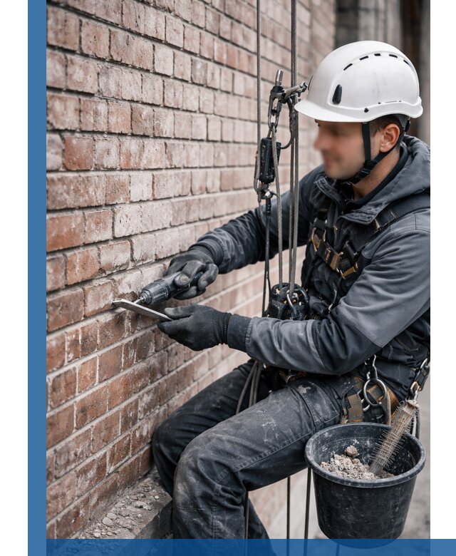 Расшивка кирпичных швов фасадов и стен, ремонт в Старой Руссе