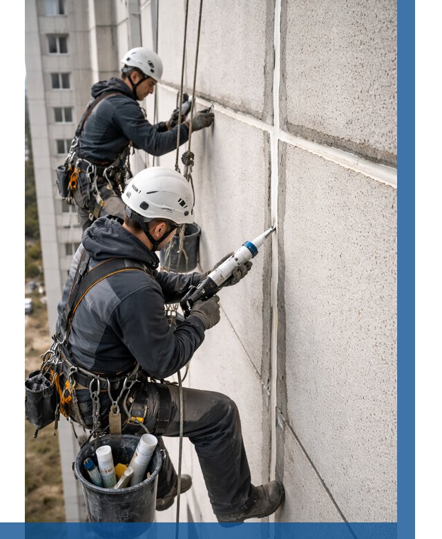 Герметизация межпанельных швов в Старой Руссе от 713 р. | ВЫСОТНИК-Срс