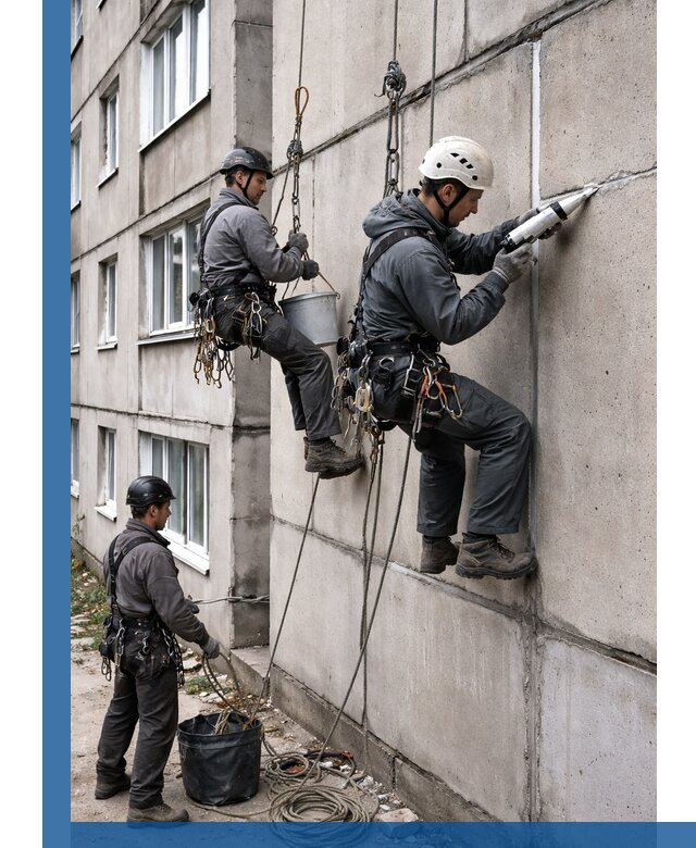 Герметизация межпанельных швов в Старой Руссе с гарантией герметичности