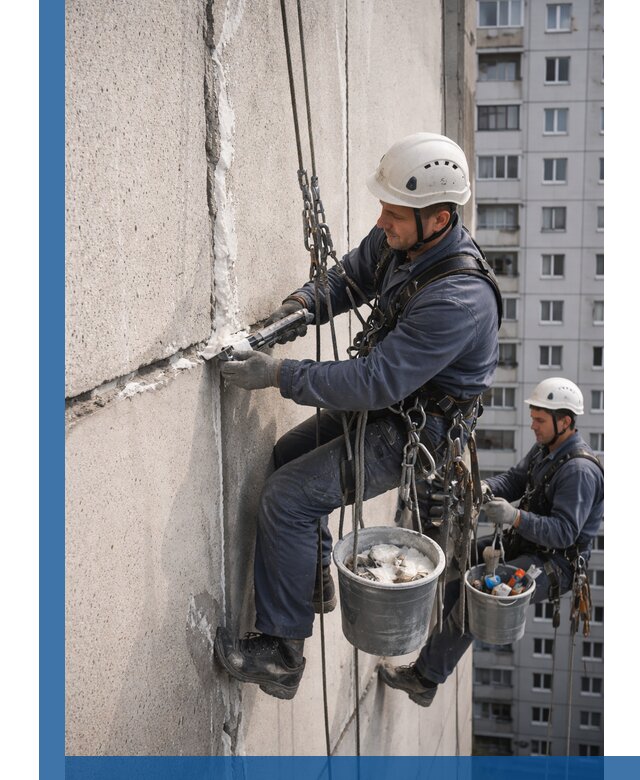 Утепление межпанельных швов в Старой Руссе профессионально и надежно