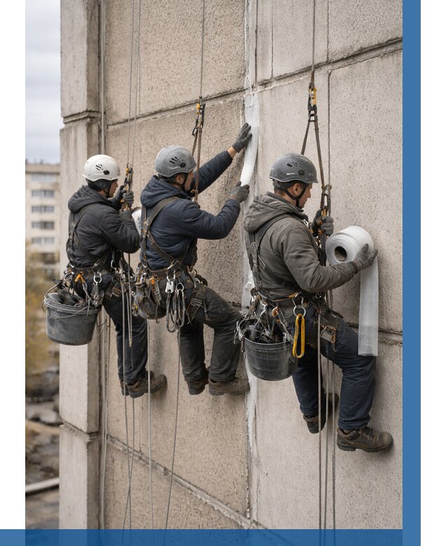 Ремонт межпанельных швов в Старой Руссе от 764 р. | ВЫСОТНИК-Срс