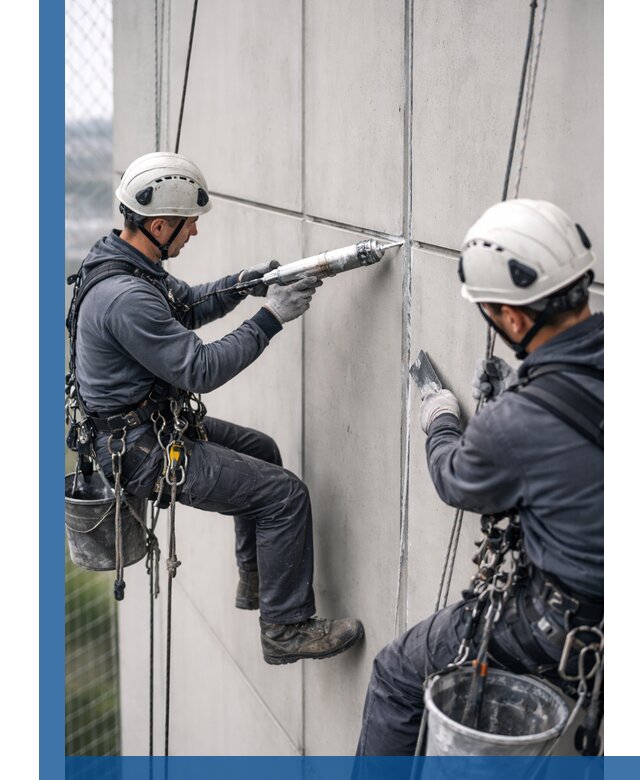 Первичная герметизация швов фасадов и кровель в Старой Руссе