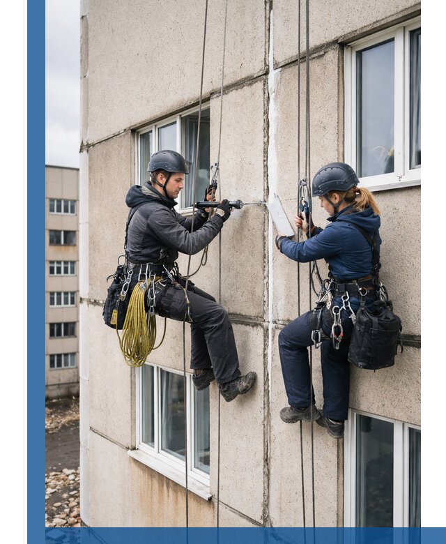 Герметизация межпанельных швов тёплым швом в Старой Руссе