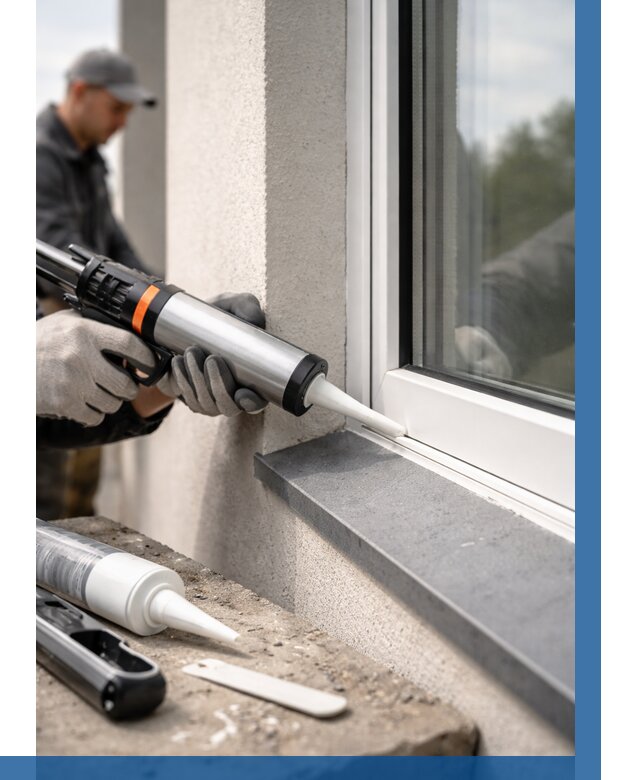 Герметизация монтажных швов окон в Старой Руссе от 662 р. | ВЫСОТНИК-Срс