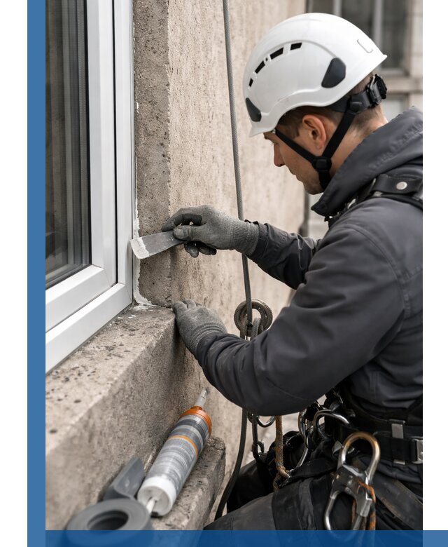 Герметизация монтажных швов окон в Старой Руссе с гарантией качества