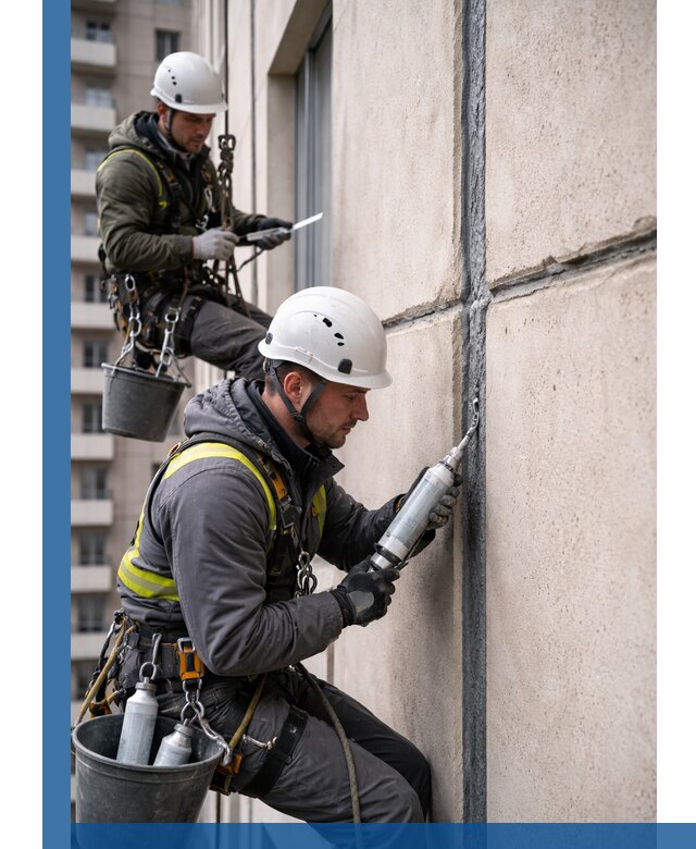 Герметизация деформационных швов фасада в Старой Руссе качественно