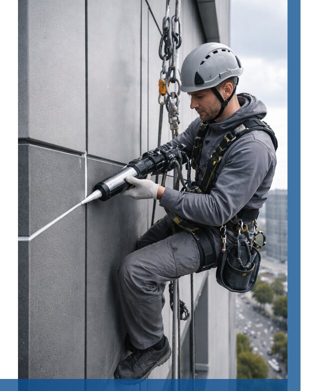 Герметизация стыков фасадных панелей в Старой Руссе от 6624 р.| ВЫСОТНИК-Срс