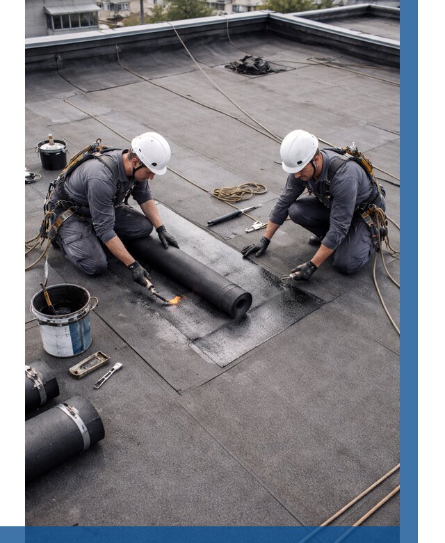 Ремонт мягкой кровли под ключ в Старой Руссе от 713 р. | ВЫСОТНИК-Срс