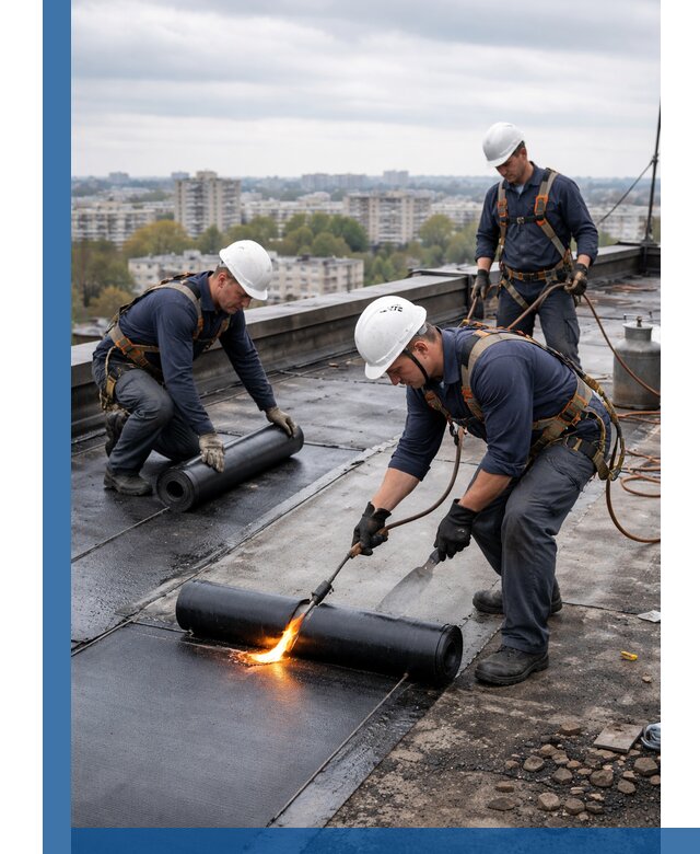Ремонт наплавляемой кровли в Старой Руссе качественно и надежно