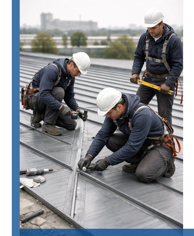 Ремонт фальцевой кровли в Старой Руссе срочно и качественно