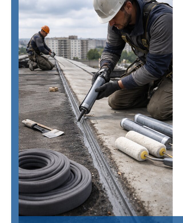 Герметизация швов кровли в Старой Руссе с гарантией герметичности