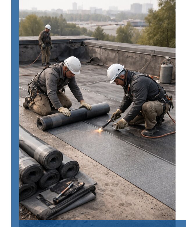 Монтаж мягкой кровли в Старой Руссе профессионально и надежно