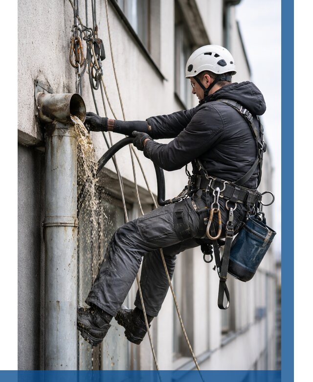 Прочистка водосточных труб в Старой Руссе от 3567 р. | ВЫСОТНИК-Срс