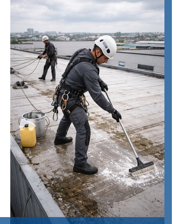 Очистка крыши по графику в Старой Руссе от 7643 р. | ВЫСОТНИК-Срс