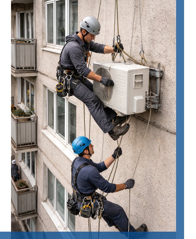 Перенос внешнего блока кондиционера в Старой Руссе от 9171 р.| ВЫСОТНИК-Срс