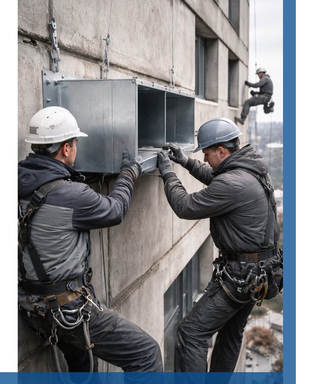 Монтаж вентиляционных коробов в Старой Руссе от 3057 р. | ВЫСОТНИК-Срс