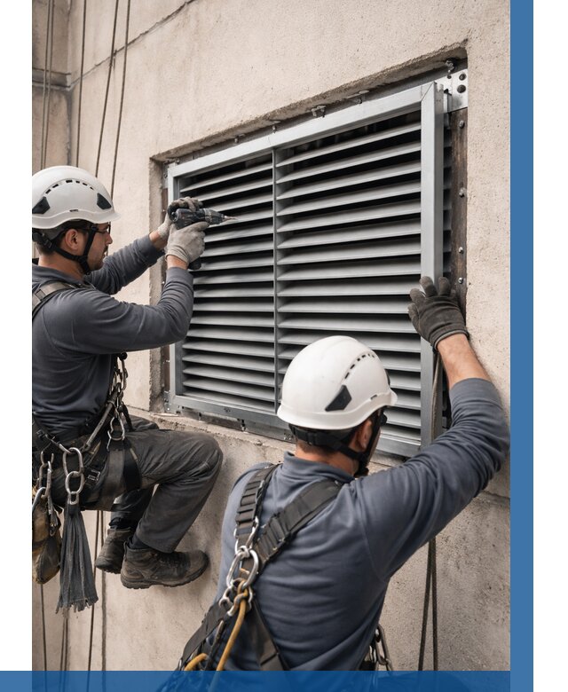 Монтаж вентиляционных решеток в Старой Руссе от 4586 р. | ВЫСОТНИК-Срс