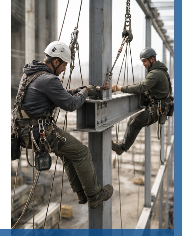 Монтаж металлоконструкций на высоте в Старой Руссе от 3567 р. | ВЫСОТНИК-Срс