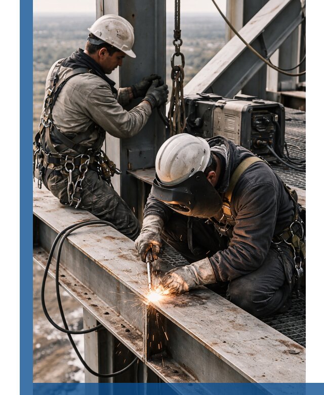 Высотные сварочные работы в Старой Руссе для промышленных объектов