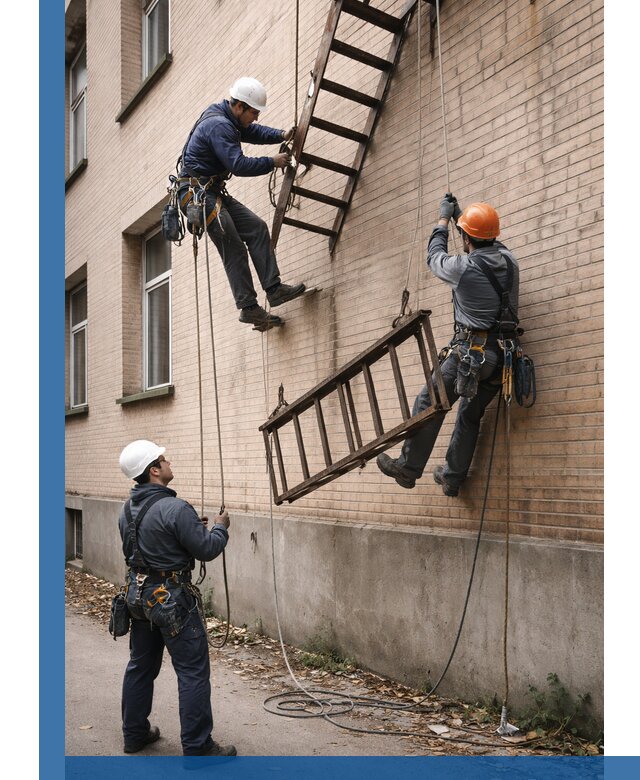 Демонтаж пожарной лестницы в Старой Руссе быстро и безопасно