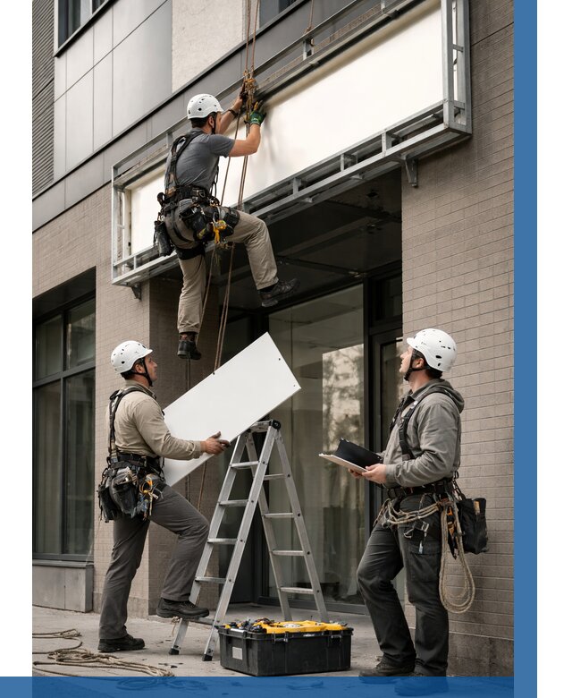 Монтаж светового короба в Старой Руссе от 6624 р. | ВЫСОТНИК-Срс