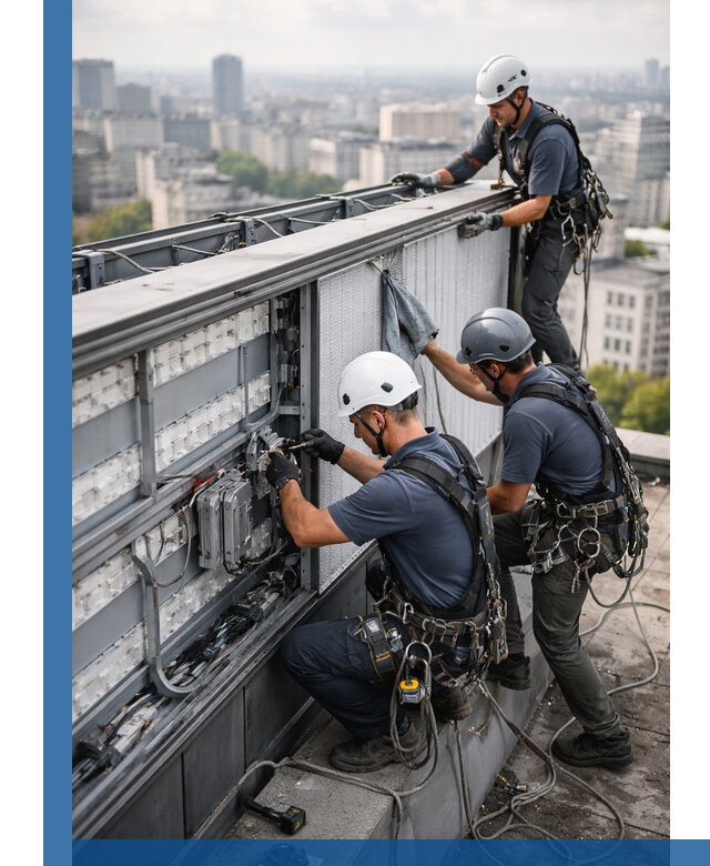 Профессиональное обслуживание крышной рекламы в Старой Руссе под ключ