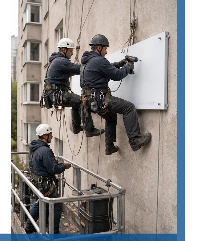 Монтаж табличек и указателей в Старой Руссе от 3567 р. | ВЫСОТНИК-Срс