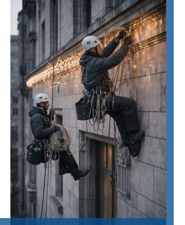 Монтаж новогодней иллюминации в Старой Руссе от 8662 р. | ВЫСОТНИК-Срс