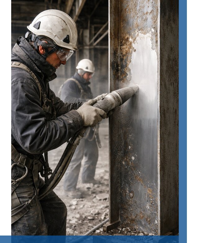 Удаление старой краски с металла в Старой Руссе от 459 р. | ВЫСОТНИК-Срс