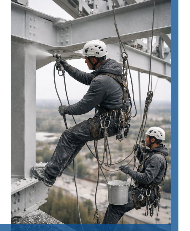 Покраска металлоконструкций на высоте в Старой Руссе 357 р |ВЫСОТНИК-Срс