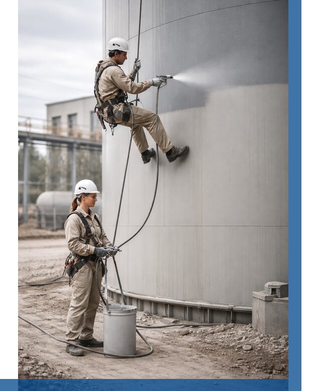 Покраска резервуаров в Старой Руссе от 1223 р. | ВЫСОТНИК-Срс — заказать