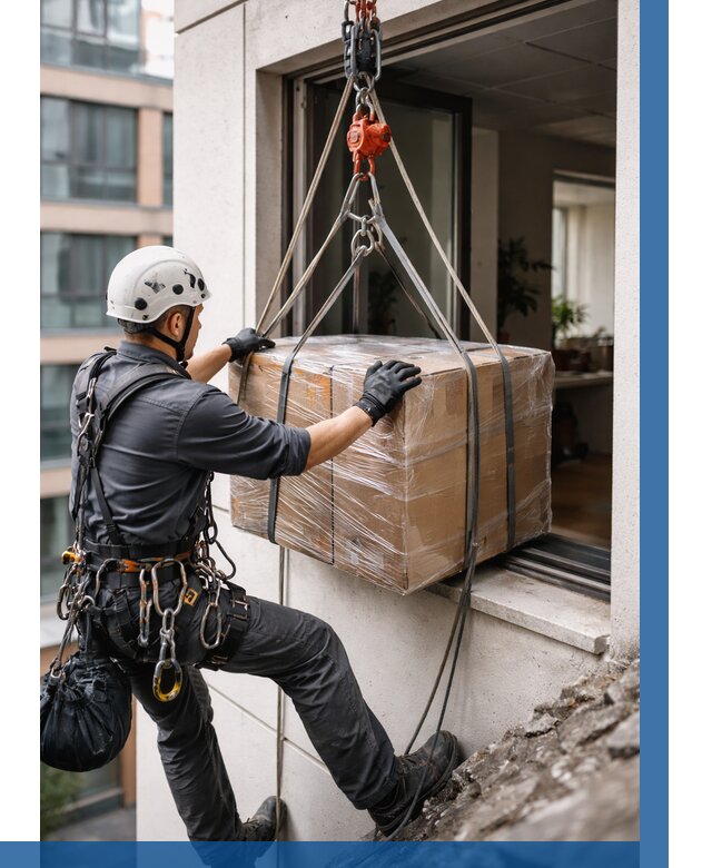 Подъем груза через окно в Старой Руссе от 4586 р. | ВЫСОТНИК-Срс