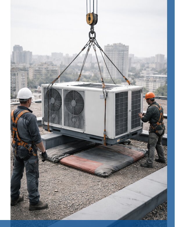 Подъем груза на крышу в Старой Руссе от 5095 р. | ВЫСОТНИК-Срс заказать