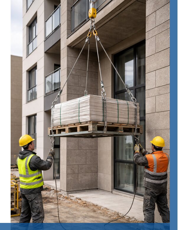 Подъем керамогранита на этаж в Старой Руссе от 3567 р. | ВЫСОТНИК-Срс