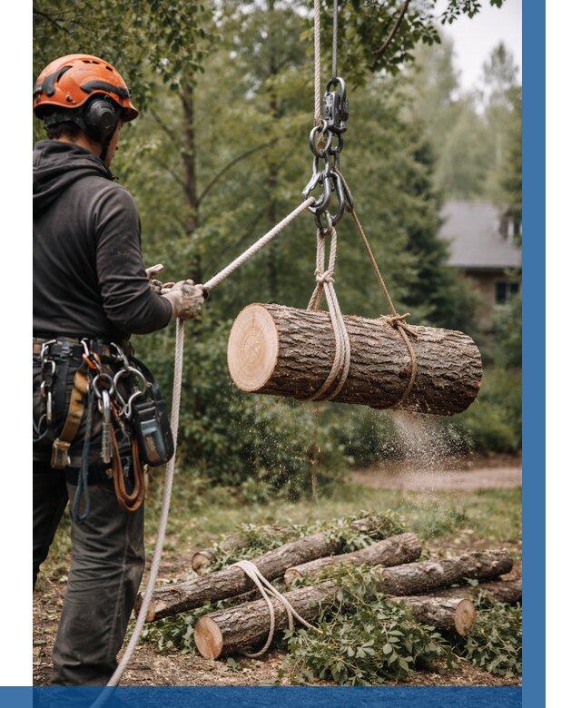 Валка деревьев частями в Старой Руссе от 7643 р. | ВЫСОТНИК-Срс