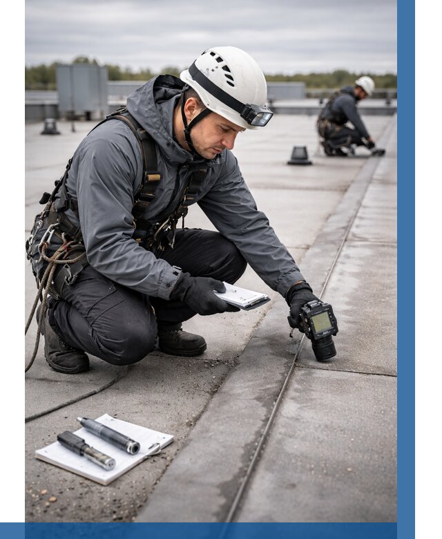 Обследование кровли на протечки в Старой Руссе от 4586 р. | ВЫСОТНИК-Срс