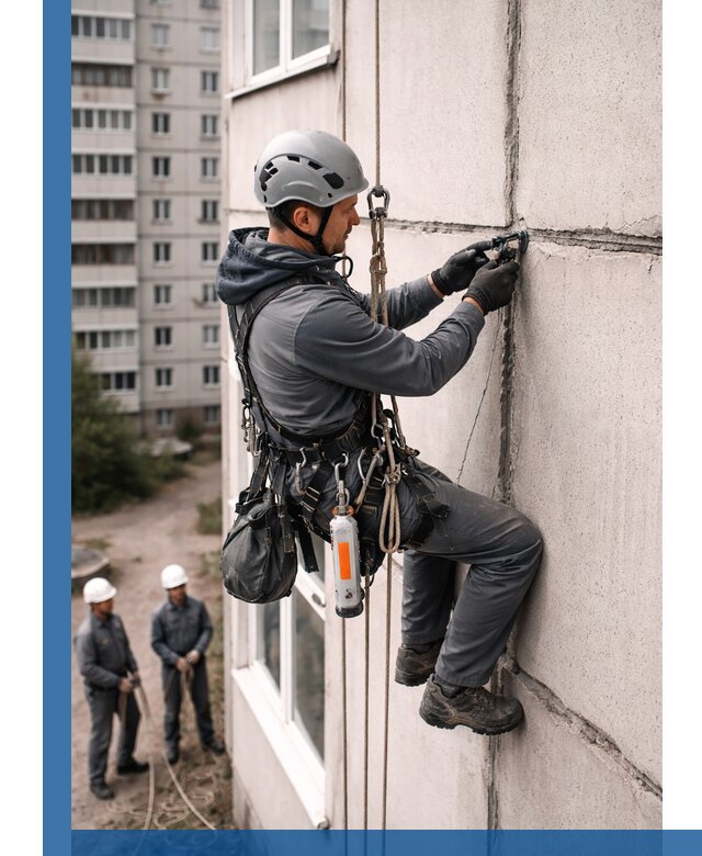 Обследование межпанельных швов и герметизация в Старой Руссе