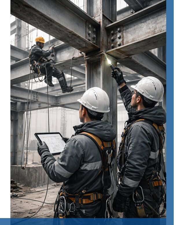 Обследование металлоконструкций в Старой Руссе от 5605 р. | ВЫСОТНИК-Срс